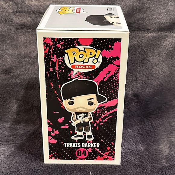 Travis Barker Funko Pop / Pop Rocks #84 … Never removed from box! - Picture 2 of 7